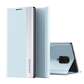 Cu clapetă pentru Xiaomi Redmi Note 9S/9 Pro/9 Pro Max, Side Magnetic, caz albastru