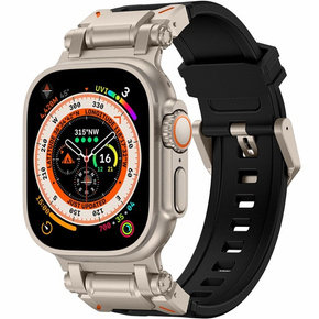 Curea ERBORD ProTech pentru Apple Watch 1/2/3/4/4/5/6/6/7/8/9/SE/Ultra/Ultra 2 42/44/45/49MM, negru