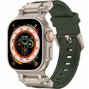 Curea ERBORD ProTech pentru Apple Watch 1/2/3/4/4/5/6/6/7/8/9/SE/Ultra/Ultra 2 42/44/45/49MM, verde