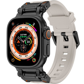 Curea SPIGEN pentru Apple Watch 1/2/3/4/4/5/6/6/7/8/SE/Ultra 42/44/45/49MM, Durapro Armor, negru