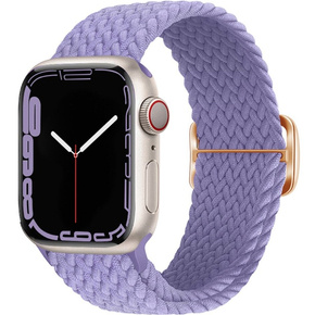 Curea din nailon pentru Apple Watch 1/2/3/4/4/5/6/6/7/8/SE/ULTRA 42/44/45/49mm, violet