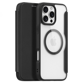 Dux Ducis Huse pentru iPhone 16 Pro Max, Skin X Pro, MagSafe, negru