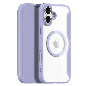 Dux Ducis Huse pentru iPhone 16, Skin X Pro, MagSafe, violet