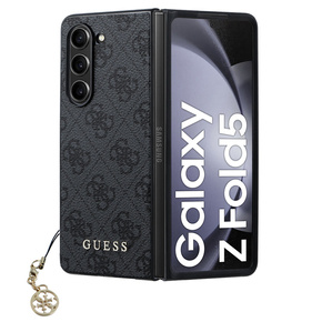 GUESS Huse pentru Samsung Galaxy Z Fold 5, 4G Charms Collection Hardcase, gri