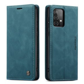 Husa CASEME pentru Samsung Galaxy A52 / A52s, Leather Wallet Case, albastru