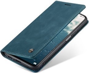 Husa CASEME pentru Xiaomi Mi 10T 5G / Mi 10T Pro 5G, Leather Wallet Case, verde