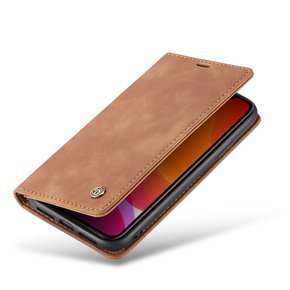 Husa CASEME pentru iPhone 11, Leather Wallet Case, verde