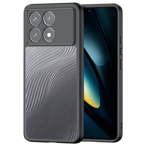 Husa DuxDucis pentru Xiaomi Poco F6 Pro, Aimo case, transparent / negru