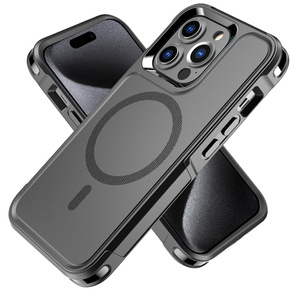 Husă MagForce pentru iPhone 15 Pro, MagSafe, negru