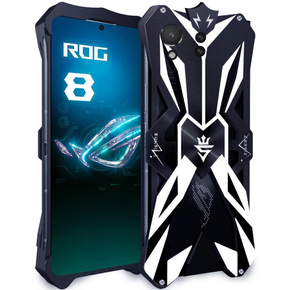 Husă blindată pentru ASUS ROG Phone 8 Pro, Aluminum Alloy, negru