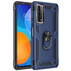 Husă blindată pentru Huawei P Smart 2021, Nox Case Ring, albastru