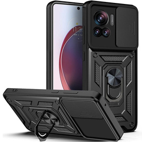 Husă blindată pentru Motorola Edge 30 Ultra 5G, CamShield Slide, negru