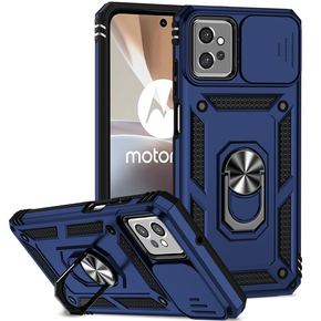 Husă blindată pentru Motorola Moto G32, CamShield Slide, albastru