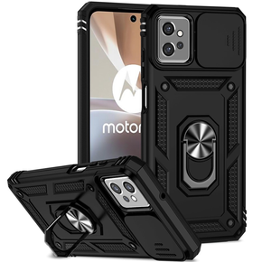 Husă blindată pentru Motorola Moto G32, CamShield Slide, negru