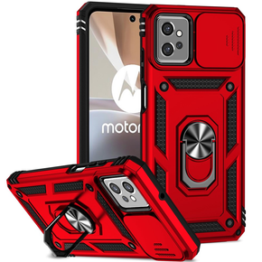 Husă blindată pentru Motorola Moto G32, CamShield Slide, roșu