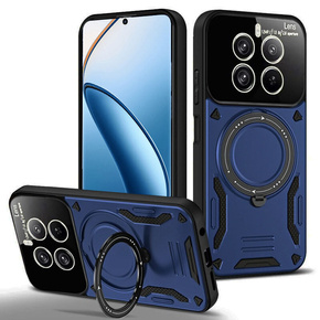 Husă blindată pentru Realme 12 Pro 5G / 12 Pro+ 5G, Magnetic Ring, albastru