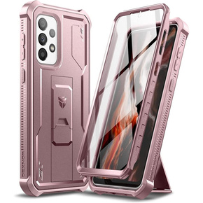 Husă blindată pentru Samsung Galaxy A33 5G, Dexnor Full Body, roz