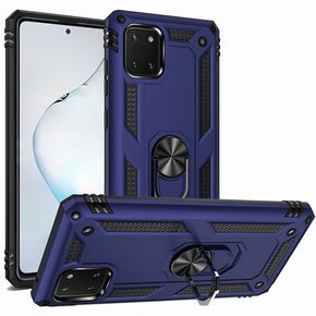 Husă blindată pentru Samsung Galaxy Note 10 Lite, Nox Case Ring, albastru