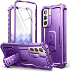 Husă blindată pentru Samsung Galaxy S22, Dexnor Full Body, violet