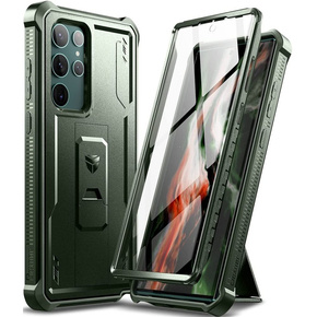 Husă blindată pentru Samsung Galaxy S22 Ultra, Dexnor Full Body, verde