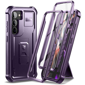 Husă blindată pentru Samsung Galaxy S23 Plus, Dexnor Full Body (Two Frames), violet