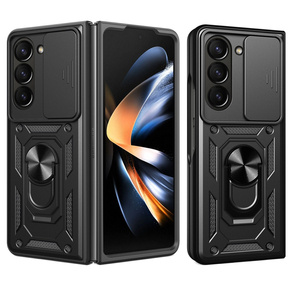 Husă blindată pentru Samsung Galaxy Z Fold5 5G, CamShield Slide, negru