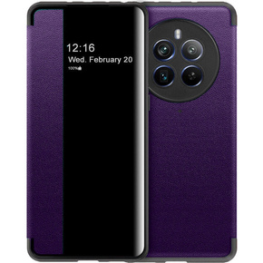 Husă cu clapetă pentru Realme 12 Pro 5G / 12 Pro+ 5G, Side View, violet