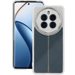 Husă din silicon pentru Realme 12 Pro 5G / 12 Pro+ 5G, cu protecție pentru cameră, transparent / alb