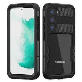 Husă impermeabilă IP68 pentru Samsung Galaxy S23 Plus, negru