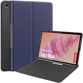 Husă pentru Lenovo Tab Plus, Smartcase, albastru închis