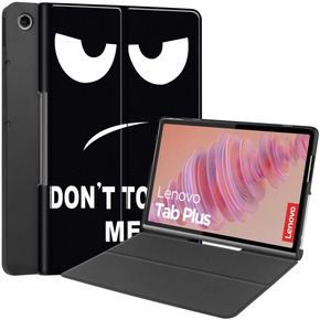 Husă pentru Lenovo Tab Plus, Smartcase, don't touch me