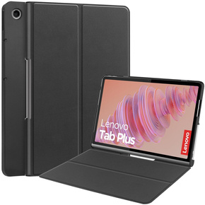 Husă pentru Lenovo Tab Plus, Smartcase, negru