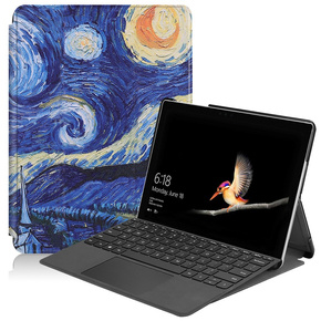 Husă pentru Microsoft Surface Go 3/Go 2/Go, Smartcase, painted pattern