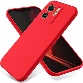 Husa pentru Motorola Edge 40 5G, Silicone Lite, roșu