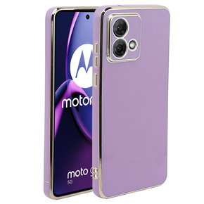 Husă pentru Motorola Moto G84 5G, Glamour CamShield, violet