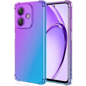 Husa pentru Oppo A40 / Oppo A40m, Gradient Dropproof, Violet / albastru