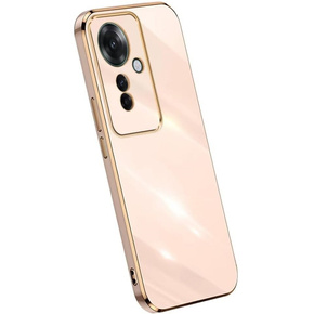 Husă pentru Oppo Reno 11F 5G, Glamour CamShield, roz rose gold