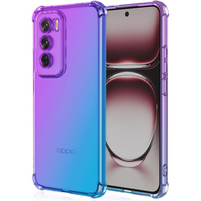 Husa pentru Oppo Reno 12, Gradient Dropproof, Violet / albastru