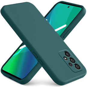 Husa pentru Samsung Galaxy A13 4G, Silicone Lite, verde închis