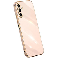 Husă pentru Samsung Galaxy M15 5G, Glamour CamShield, roz rose gold