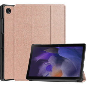 Husă pentru Samsung Galaxy Tab A8 10.5 SM-X200 SM-X205, Smartcase, roz rose gold