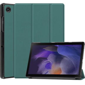 Husă pentru Samsung Galaxy Tab A8 10.5 SM-X200 SM-X205, Smartcase, verde