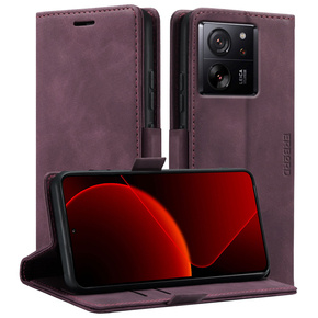 Husă pentru Xiaomi 13T / 13T Pro, ERBORD Vintage, portofel cu clapetă, roșu