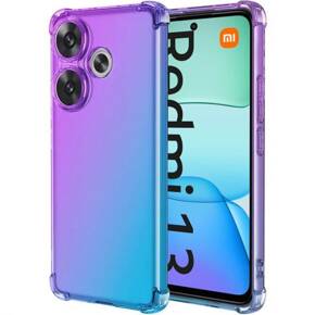 Husa pentru Xiaomi Redmi 13, Gradient Dropproof, Violet / albastru