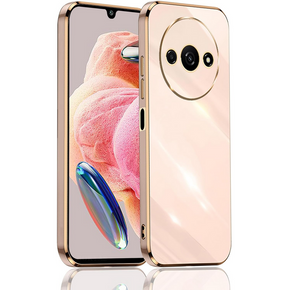 Husă pentru Xiaomi Redmi A3, Glamour CamShield, roz rose gold