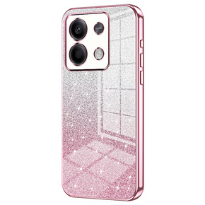 Husa pentru Xiaomi Redmi Note 13 5G, Glitter Case CamShield, roz