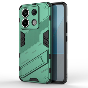 Husa pentru Xiaomi Redmi Note 13 Pro 5G, Military kickstand, verde