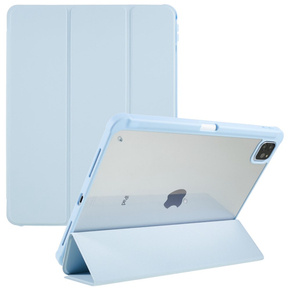 Husă pentru iPad Pro 11 2022 / 2021 / 2020 / 2018, Smartcase Hybrid, cu spațiu pentru stylus, albastru