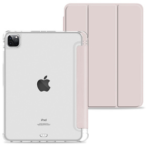 Husă pentru iPad Pro 11 2022 / 2021 / 2020, Smartcase Hybrid, cu spațiu pentru stylus, roz