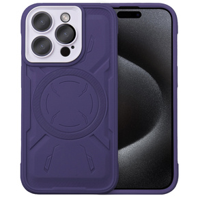 Husă pentru iPhone 15 Pro, ERBORD Armor Mag, violet